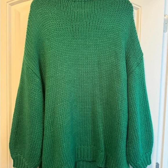 Dressed in LALA Green and Pink 'Weirdo' Sweater - Picture 6 of 6